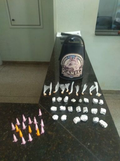 Drogas apreendidas (Foto: Guarda Municipal)